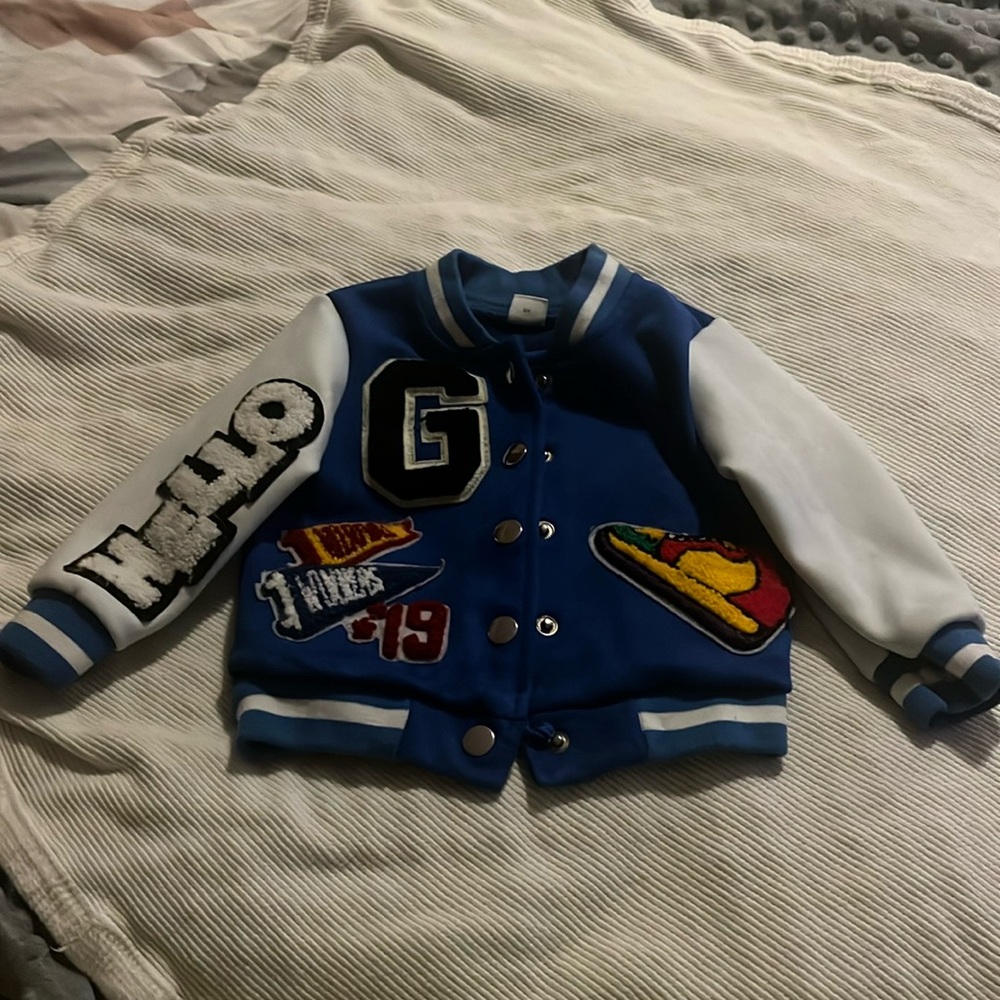 Baby boy varsity jacket 9-12 months